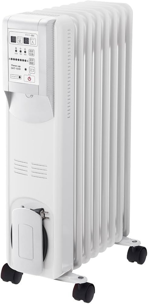 Amazon | Hidamari マイコン式 オイルヒーター(リモコン付) ホワイト