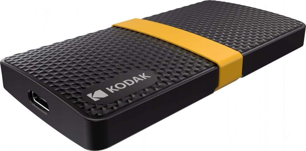 Amazon | KODAK ポータブルSSD X200ドライブ - 512GB、USB-C 3.1 Gen 2