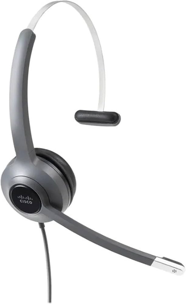 Amazon.com: Cisco Headset 521, Wired Single On-Ear 3.5mm Headset
