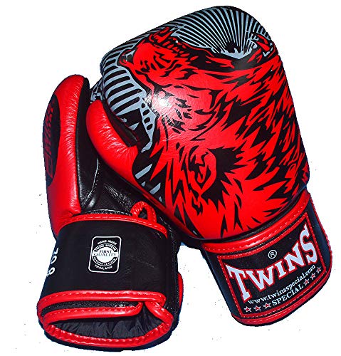 Amazon | TWINS ツインズ 本革製 ボクシンググローブ ウルフ 赤 / 8oz