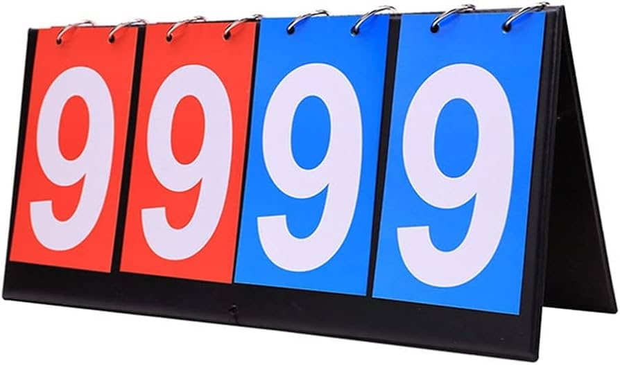 Amazon.co.jp: 4桁 スコアボード 得点板 得点ボード 折り畳み可 防水