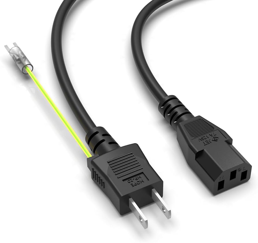 Amazon.co.jp: 【PSE認証済・アース線付き】Dell互換用 モニター 電源