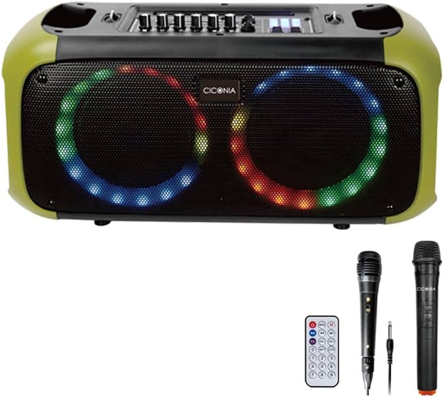 Amazon.co.jp: CICONIA サークルLEDパーティースピーカー CTFE-2060C