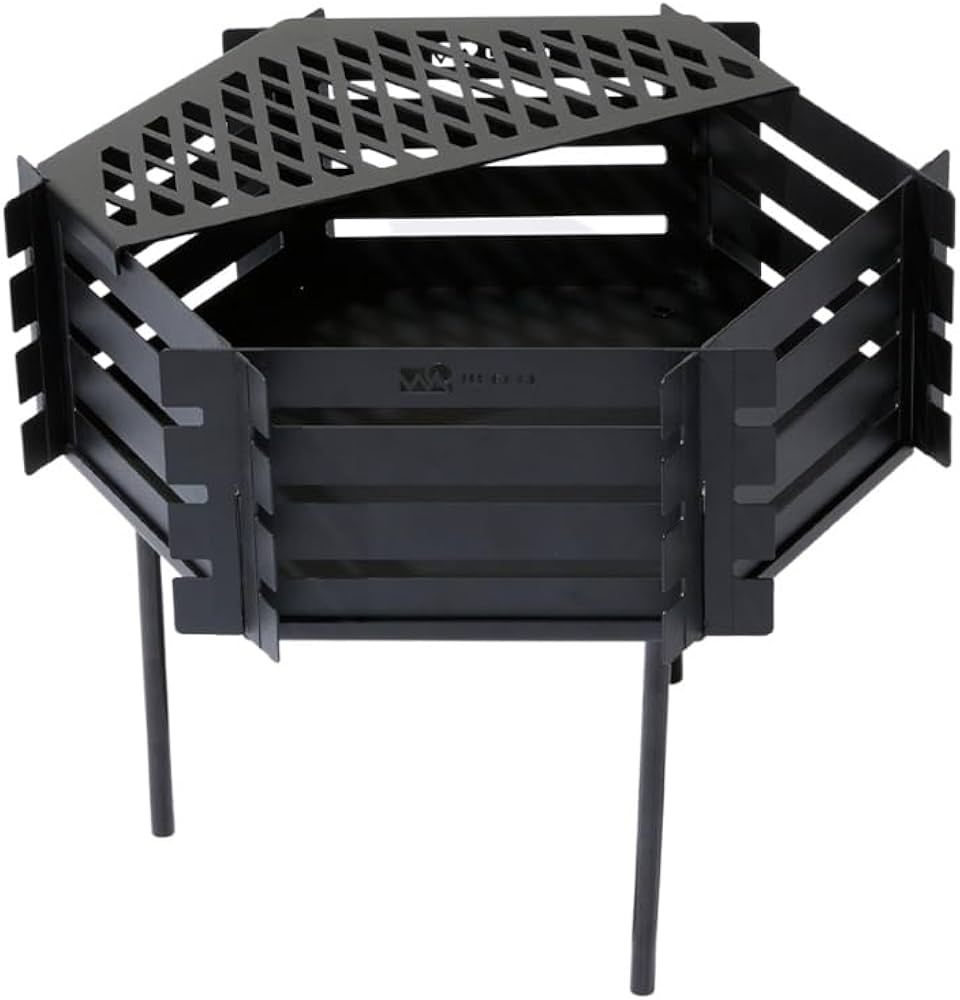 Amazon | WAQ 焚き火台-YAGURA- 鉄製 アイアン おしゃれ コンパクト