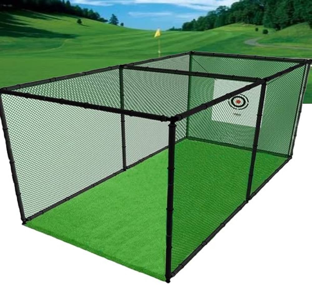 Amazon | ゴルフネット3×3×6m ゴルフネット ゴルフ練習 大型 据置