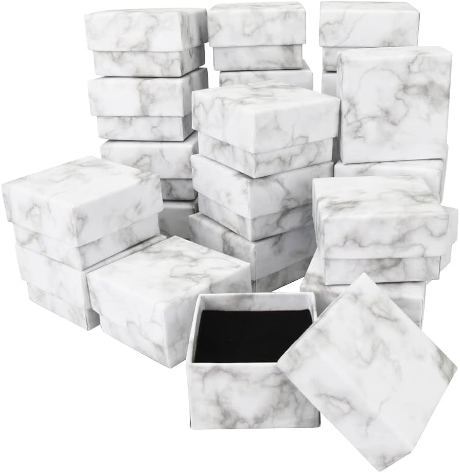 Amazon | 大理石柄 ギフトボックス ラッピングボックス 梱包 包装