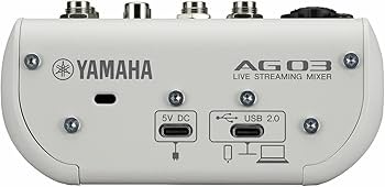Amazon | YAMAHA / AG03MK2 WHITE AT2020 PCユーザー向け 配信/DTM