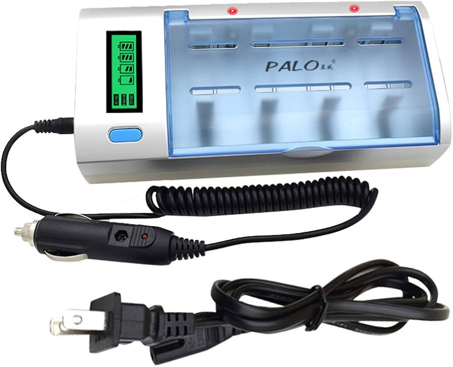 Amazon | XINGWEI 単一単二単三単四/9Vに対応充電池充電器 LCD汎用