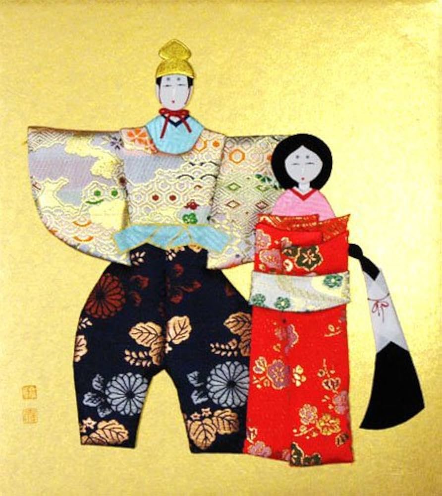 Amazon | 日本製 和雑貨 和風インテリア 雛祭り 雛人形 お雛様 押絵