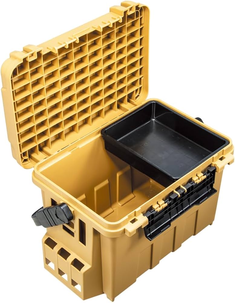 MEIHO BM-9000 Bucket Mouth Orchre 21.3 x 13.4 x 13.8 inches (540 x