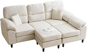 Amazon｜ソファ ソファーセット 5人掛け 2-5人掛け L字 オットマン