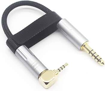 Amazon | [ 4極2.5mm - 4.4mm 5極バランス ] L字 8芯銀メッキ線