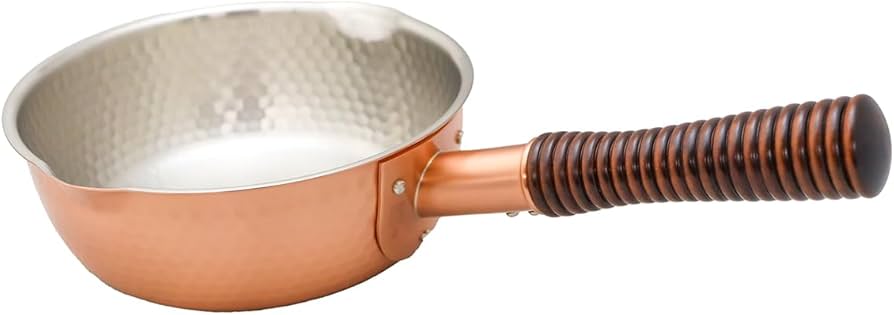 Amazon｜新光堂 日本製 純銅 雪平鍋 21㎝ 銅楽 まごころ伝心 ギフト