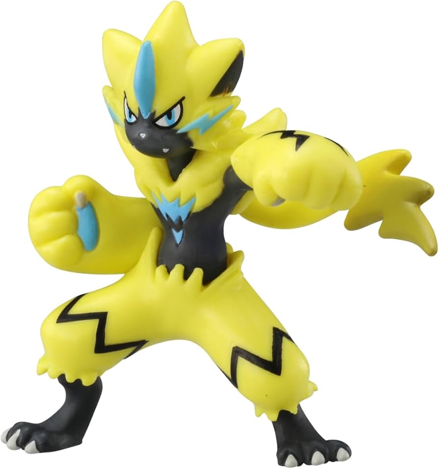 Amazon.com: Takara Tomy: Pokemon MonColle MS-09 Zeraora : Toys & Games