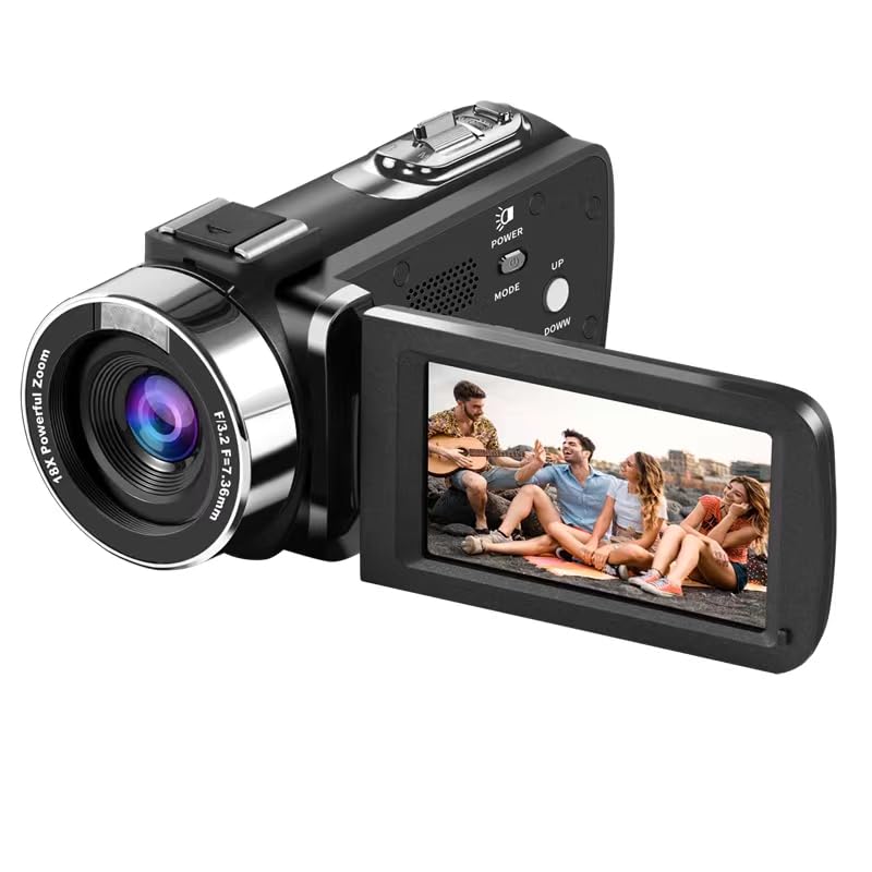 Amazon | Shulala ビデオカメラ 901A-BS 4K ビデオ録画 写真撮影4200万