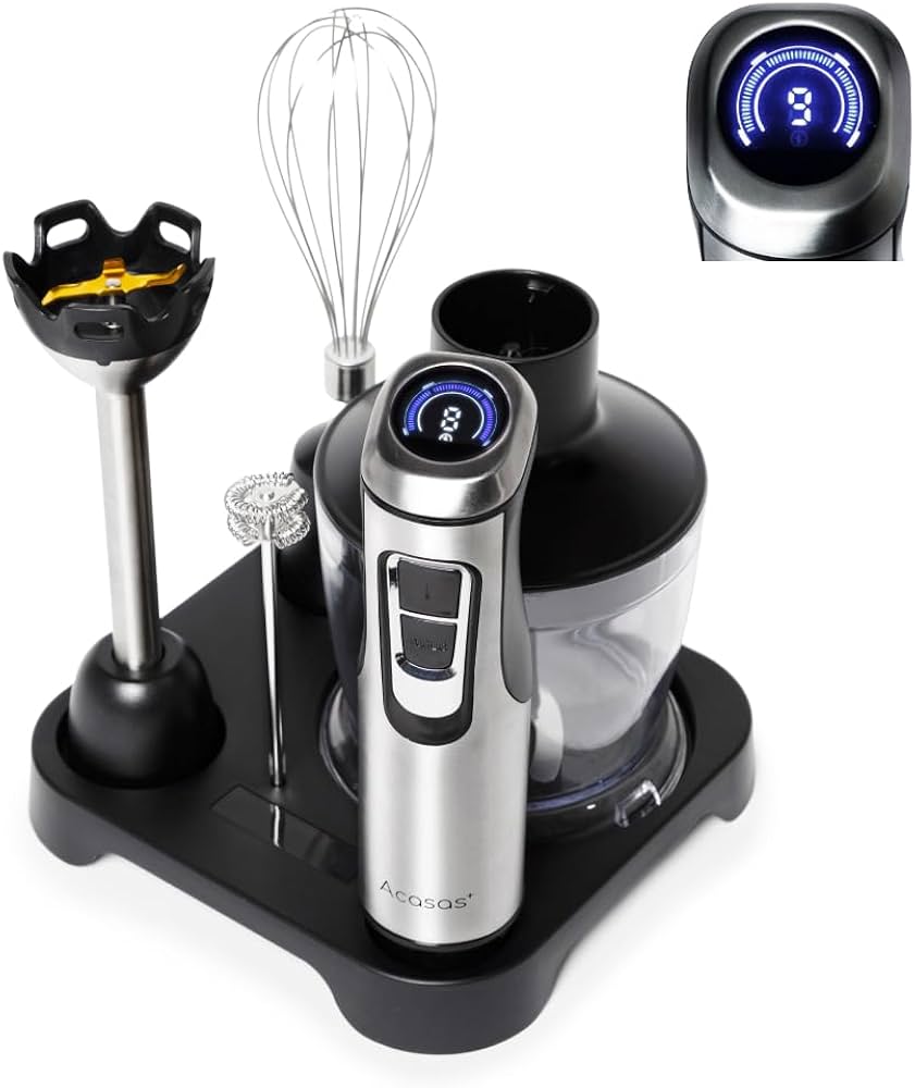 Amazon | Acasas+ コードレス ハンドブレンダー 【離乳食対応】 1台7役