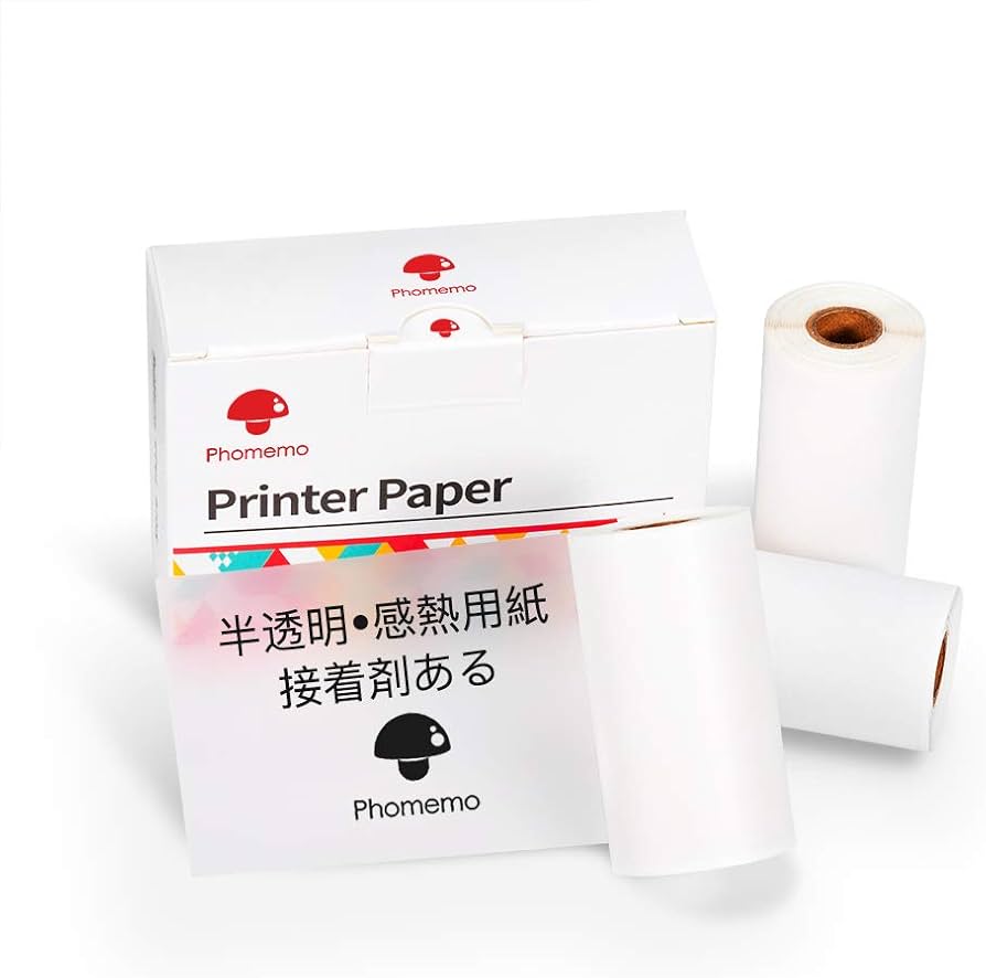 Amazon | Phomemo M02 M02S M02 PRO P2S M03 M04AS M04S対応 純正 半