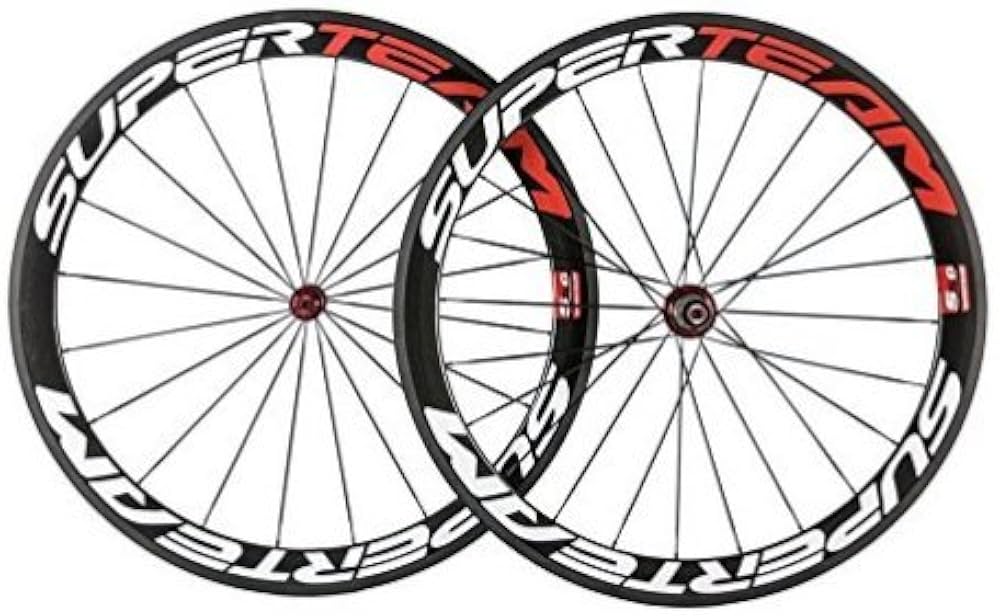 Amazon | スーパーチーム カーボン 自転車ホイール 50mm クリンチャー