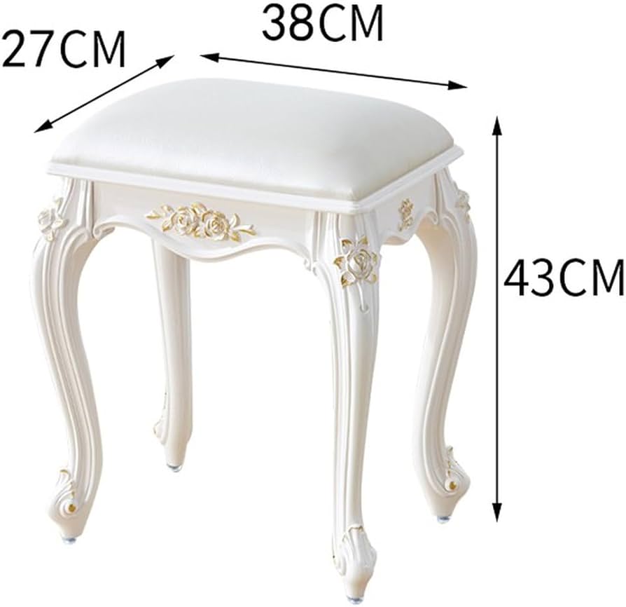 Amazon.co.jp: THLD スツール おしゃれ 四角 ロースツール ロココ調 猫