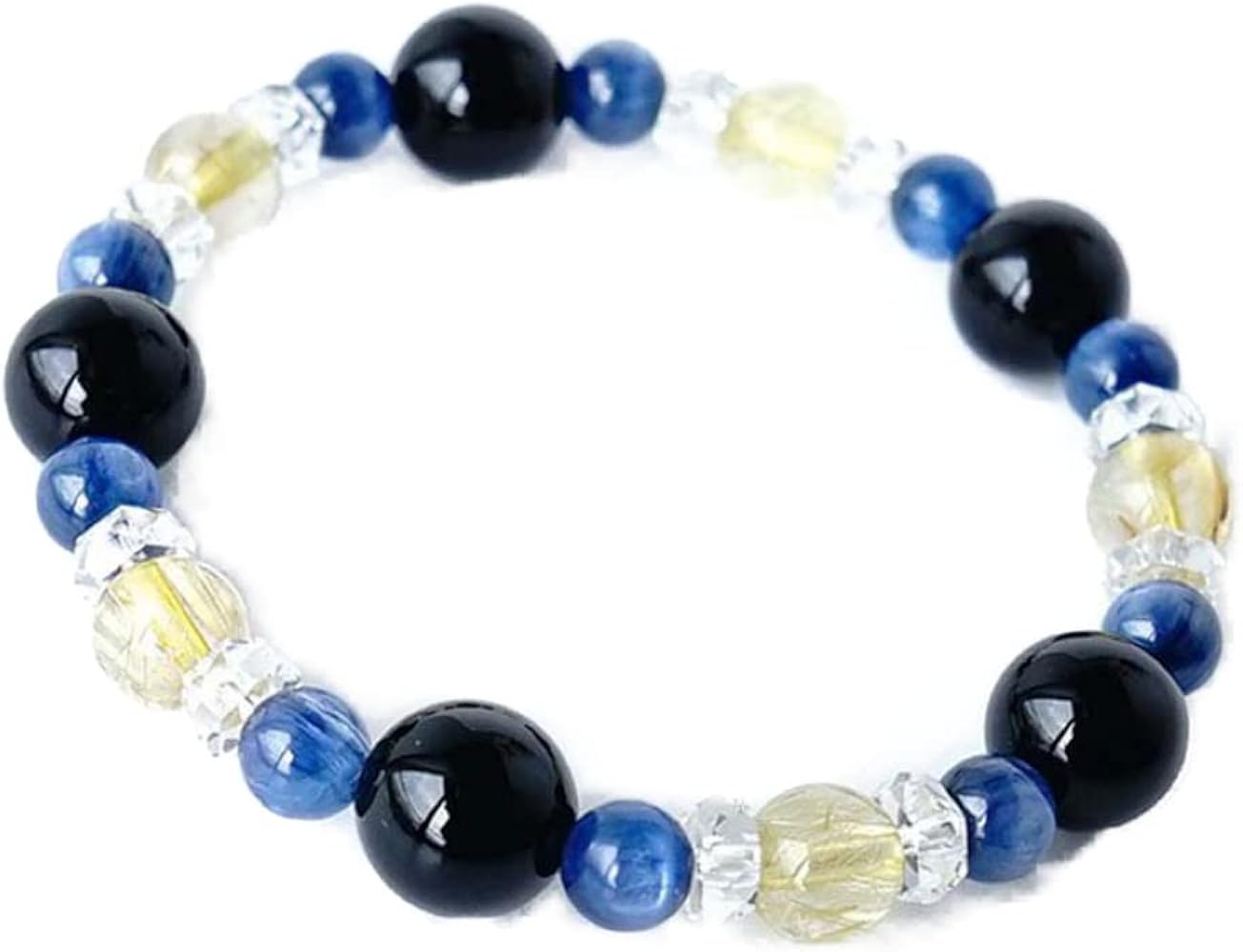 Amazon | ブルーコーン パワーストーン ブレスレット 天然石 モリオン