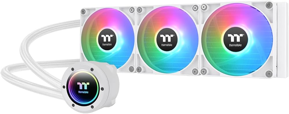 Amazon | Thermaltake TH360 ARGB Sync V2 -Snow- 360mmラジエーター