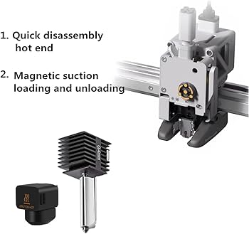 Amazon | 0.4MM 硬化スチールノズルアセンブリホットエンドキット