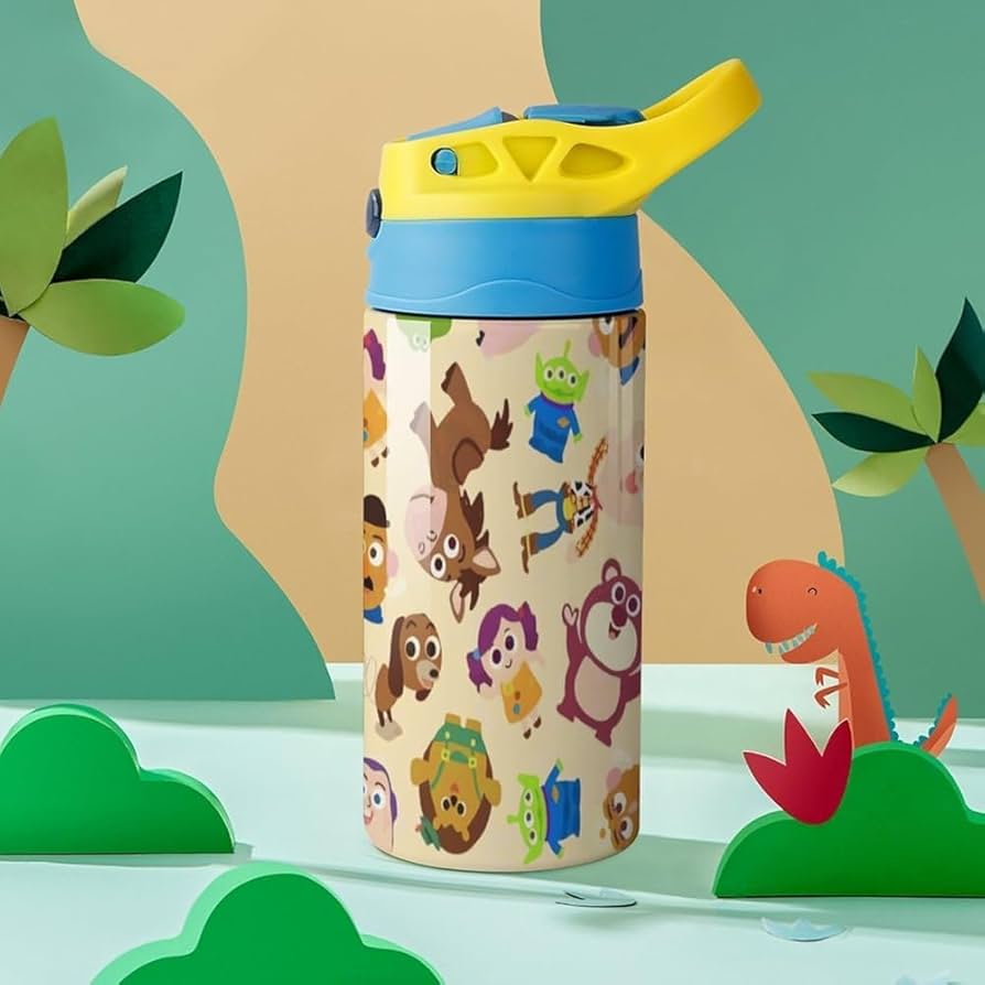 Amazon | トイ・ストーリー 子供用 水筒 キッズ 魔法瓶 ストローボトル