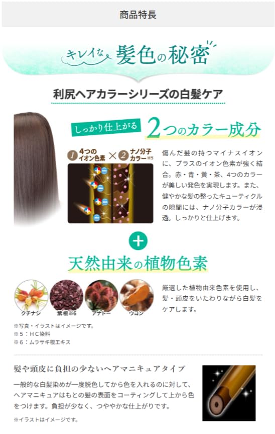 Amazon | Sastty[白髪用] 利尻ヘアカラートリートメント 200g（ダーク