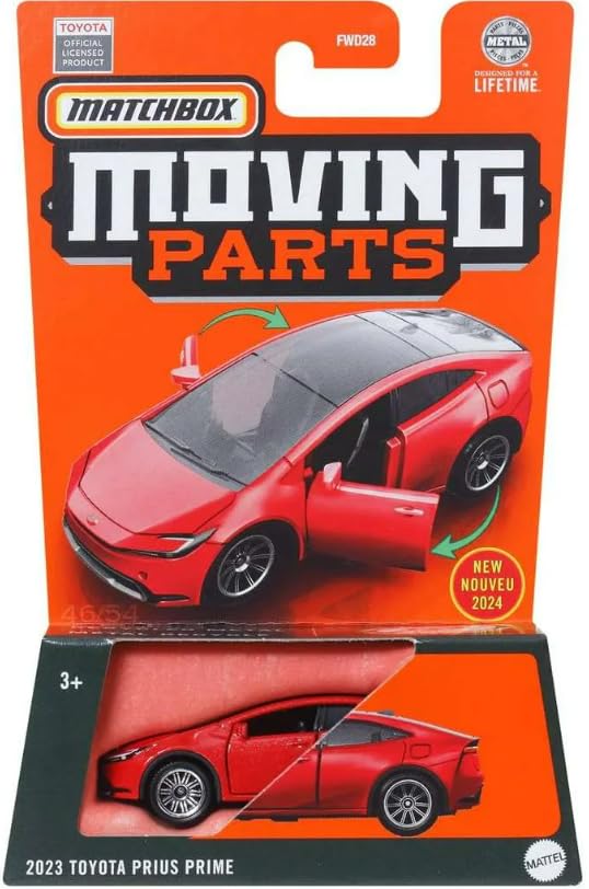 Amazon.com: Matchbox Moving Parts Toyota Prius Prime 2023, 1:64