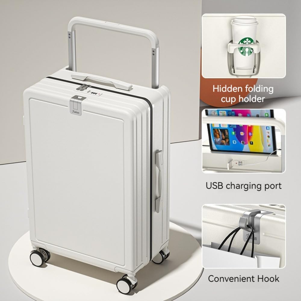 Amazon.com | Johofiow Wide Handle Luggage, Multi-functional Large