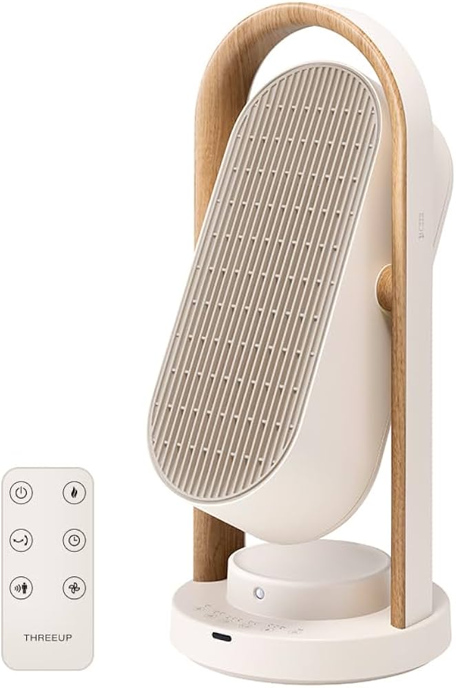 Amazon | スリーアップ セラミックヒーター 上下左右自動首振り 節電