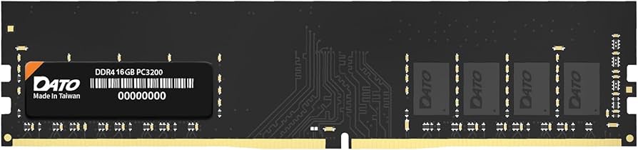 DATO DDR4 RAM 16GB 3200MHz, PC4-25600 CL22 1.2V 288-Pin Non-ECC
