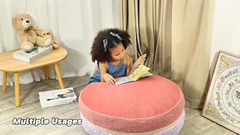 Amazon.com: MOMCAYWEX Macaron Bean Bag Chair for Kids and Teens