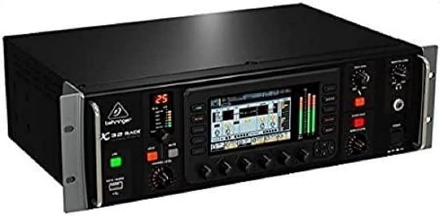 Amazon | ベリンガー デジタルミキサー ラック 40入力 25バス X32 RACK