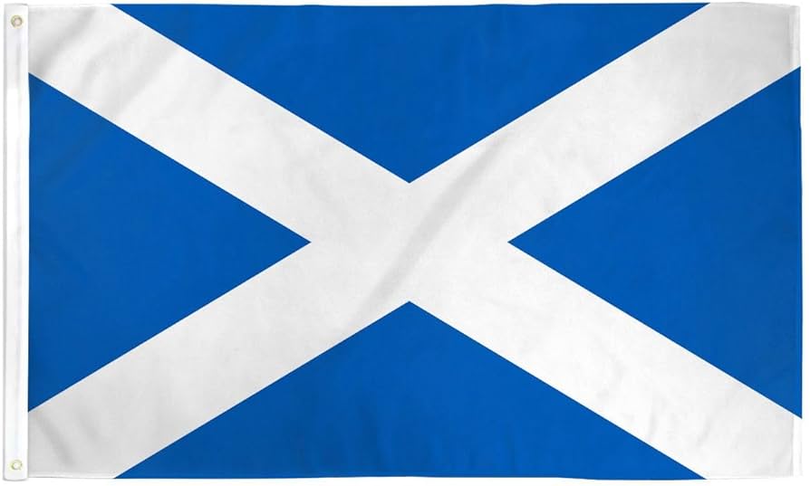Amazon.co.jp: 2x3フィート スコットランド国旗 スコットランド セント