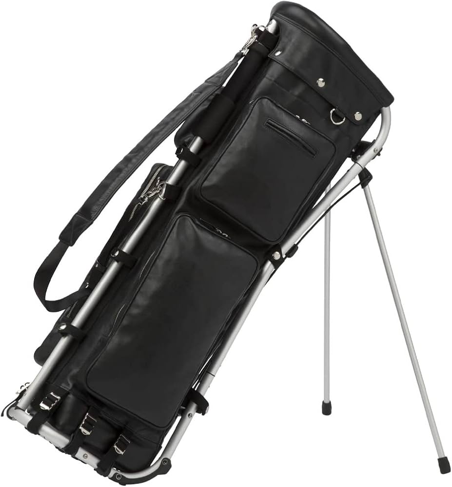 Amazon.co.jp: Mizuno Golf Caddy Bag, All Leather, Frame Walker