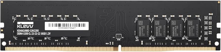 KLEVV DDR4 16GB (1x16GB) 3200MHz CL22 1.2V UDIMM Desktop Ram