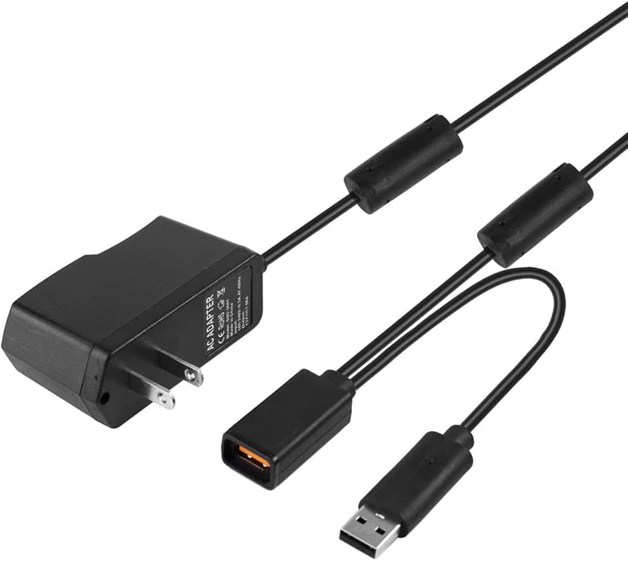 Amazon.com: VSEER Kinect USB AC Adapter Power Supply Cable Cord