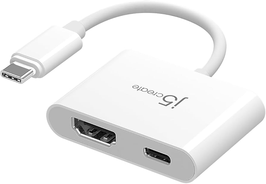 Amazon.com: j5create 2-in-1 USB-C to 4K HDMI Adapter with PD