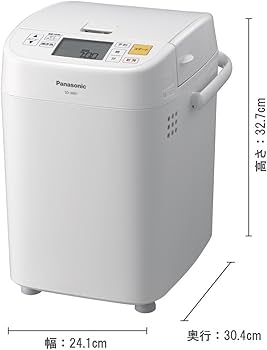 Amazon | パナソニック ホームベーカリー 1斤タイプ ホワイト SD-MB1-W