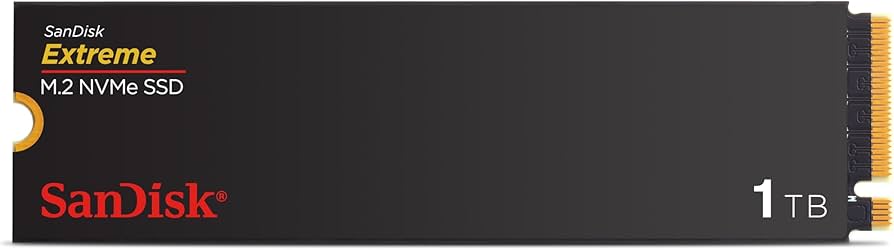 Amazon.com: SanDisk 1TB Extreme M.2 NVMe SSD - PCIe Gen 4.0, Up to