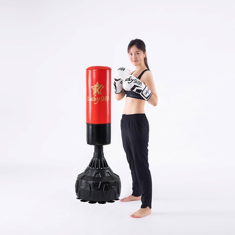 Amazon | 【Lucky SHIA】 サンドバッグ 自宅用 自立型 自宅 スタンド