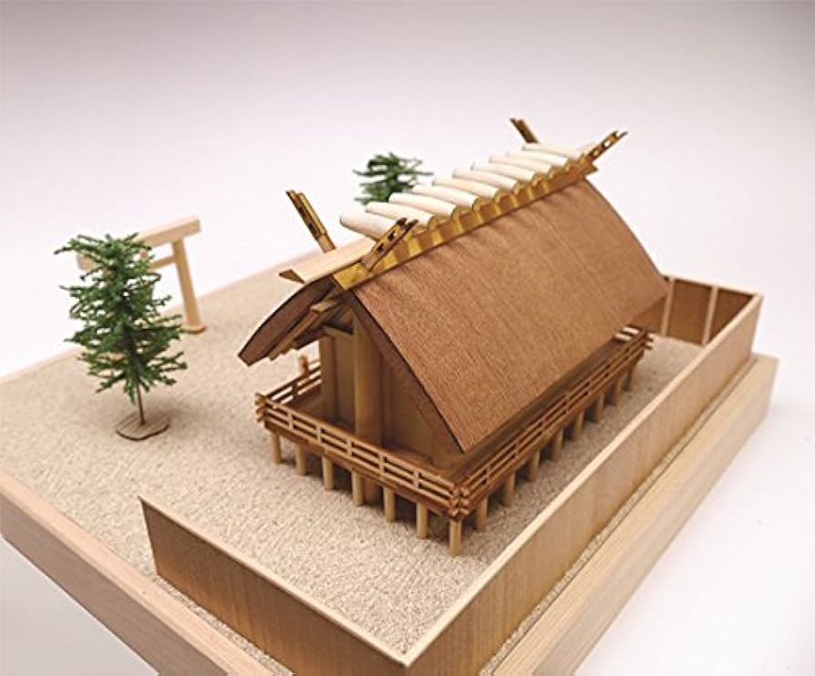 Amazon | ウッディジョー 1/150 神明造り 神社 木製模型 組立キット