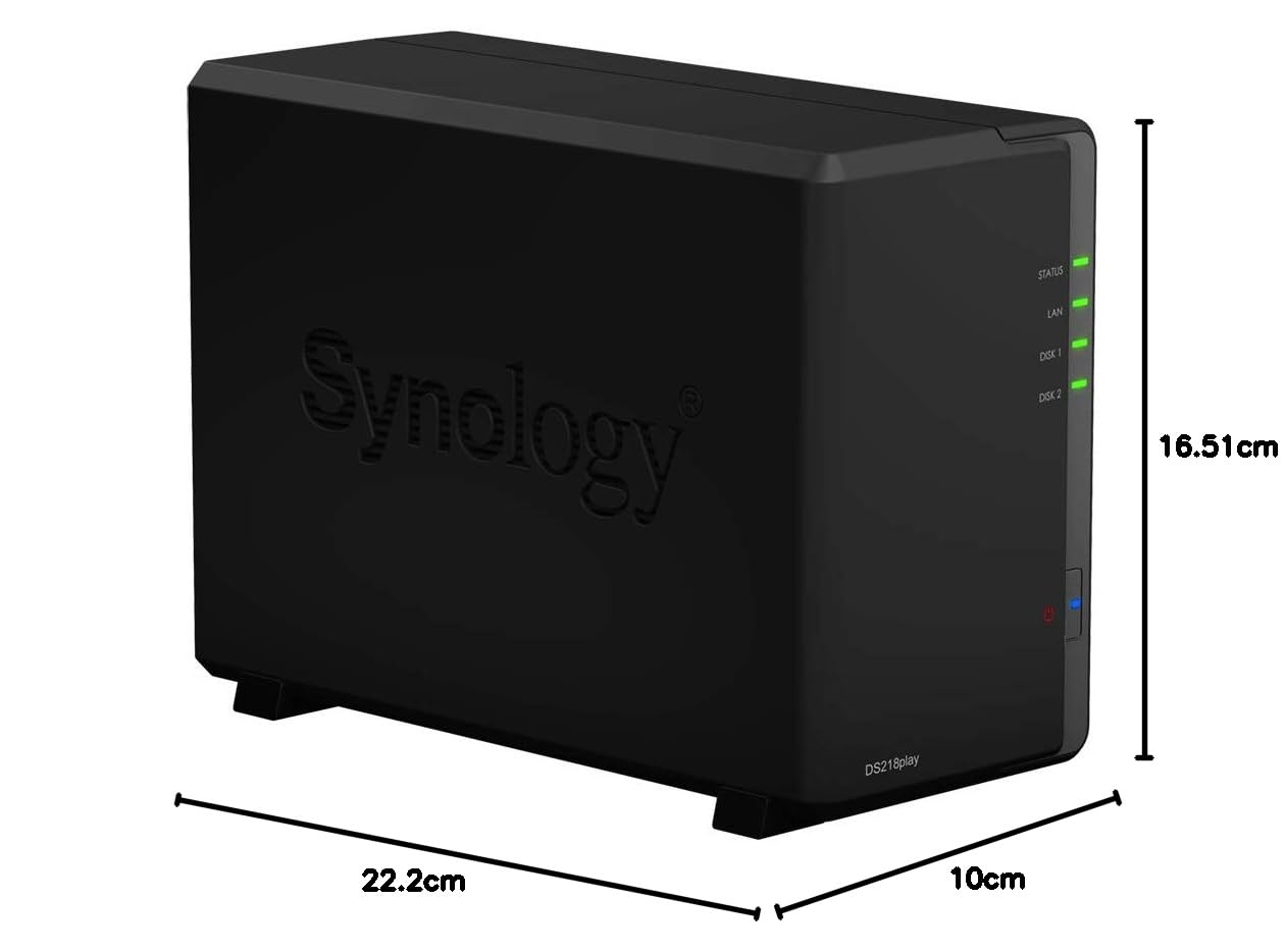 Amazon.co.jp: Synology NASキット 2ベイ DS218play クアッドコアCPU