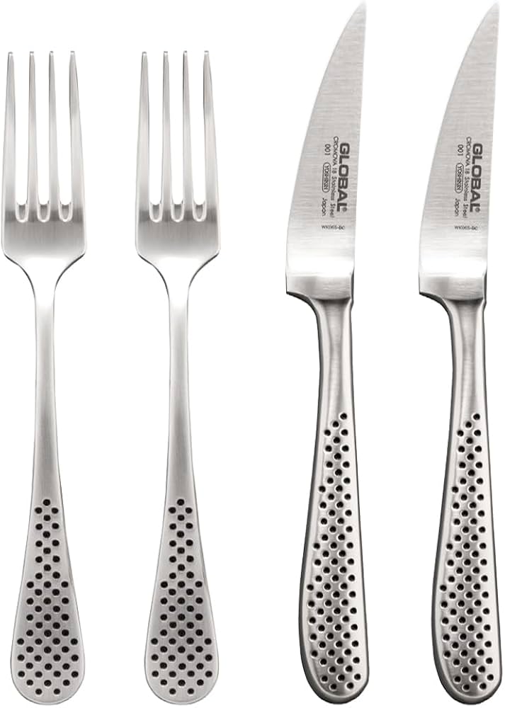 Amazon | グローバル GLOBAL ステーキナイフ＆フォークセット オール