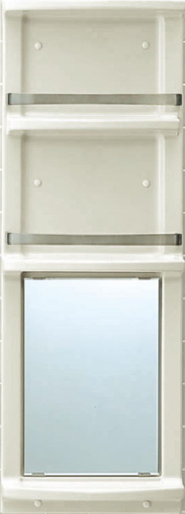 Amazon.co.jp: LIXIL(リクシル) INAX 浴室収納棚 ミスティオフホワイト