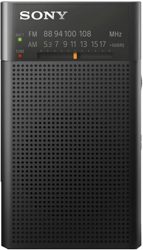 Amazon.com: Sony ICF-P27 Portable Radio with Speaker and AM/FM