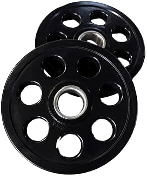 Amazon.co.jp: 【WNJAPAN】ダンベル オリンピック ラバープレート 7穴