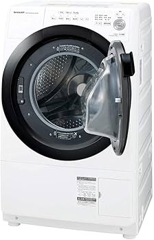 Amazon | シャープ ドラム式 洗濯乾燥機 ヒーターセンサー乾燥 右開き