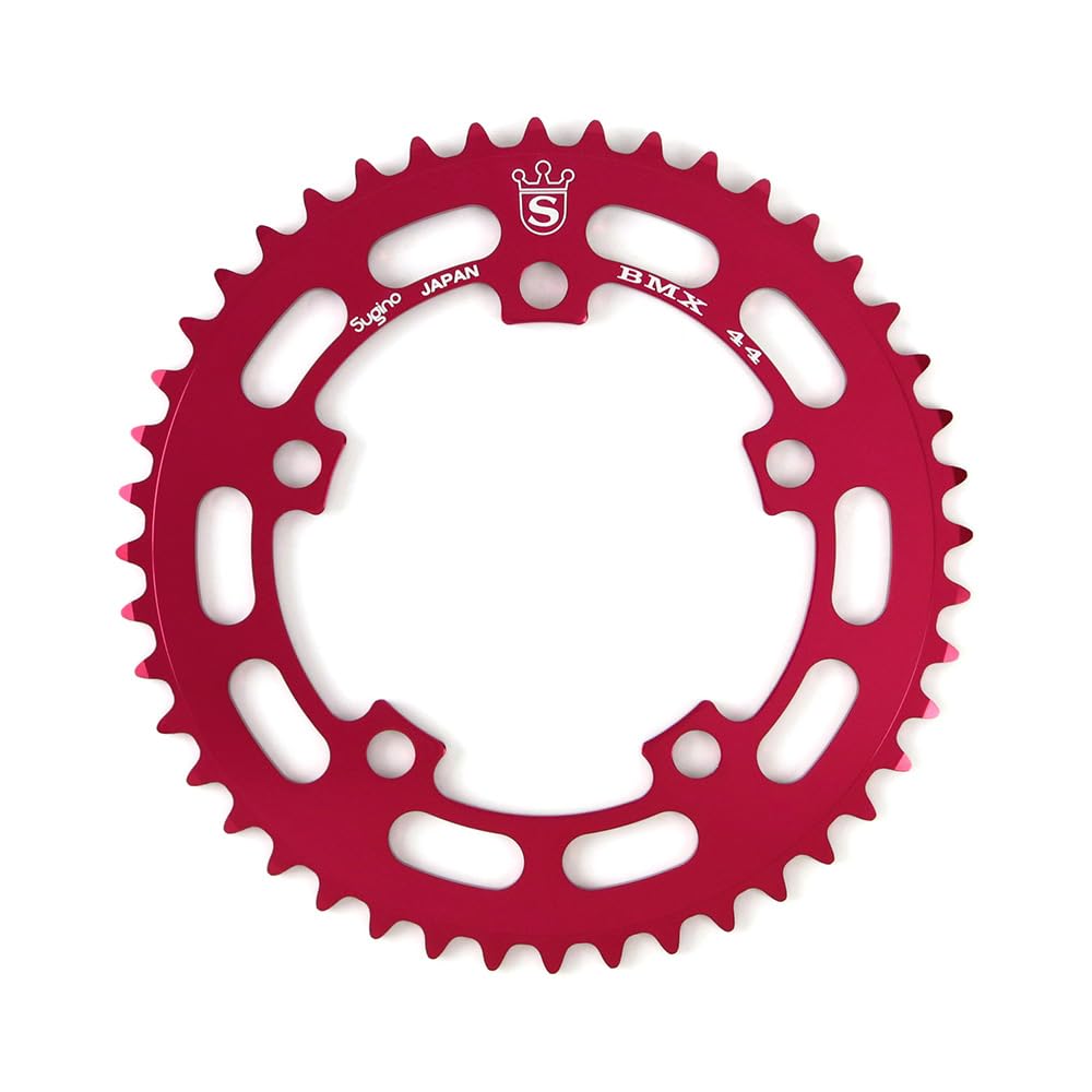 Amazon | スギノ(Sugino) チェーンリング[BJ110] レッド 44T (BMX用